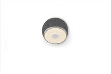 Koncept Inc GRW-S-CRM-OXF-PI - Gravy Wall Sconce - Chrome body, Oxford (felt) plates - Plug-in